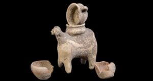 Featured Ram Shaped Canaanite Teapot
