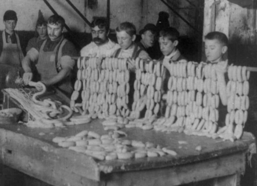 Early Chicago Meatpacking Facility