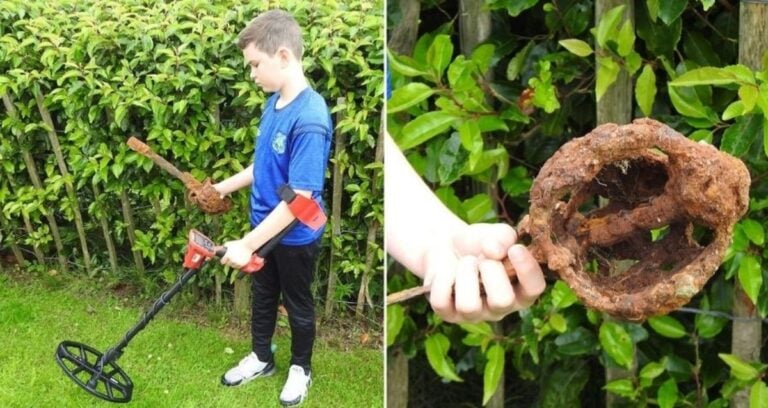 Fionntan Hughes With A Sword And Metal Detector Featured