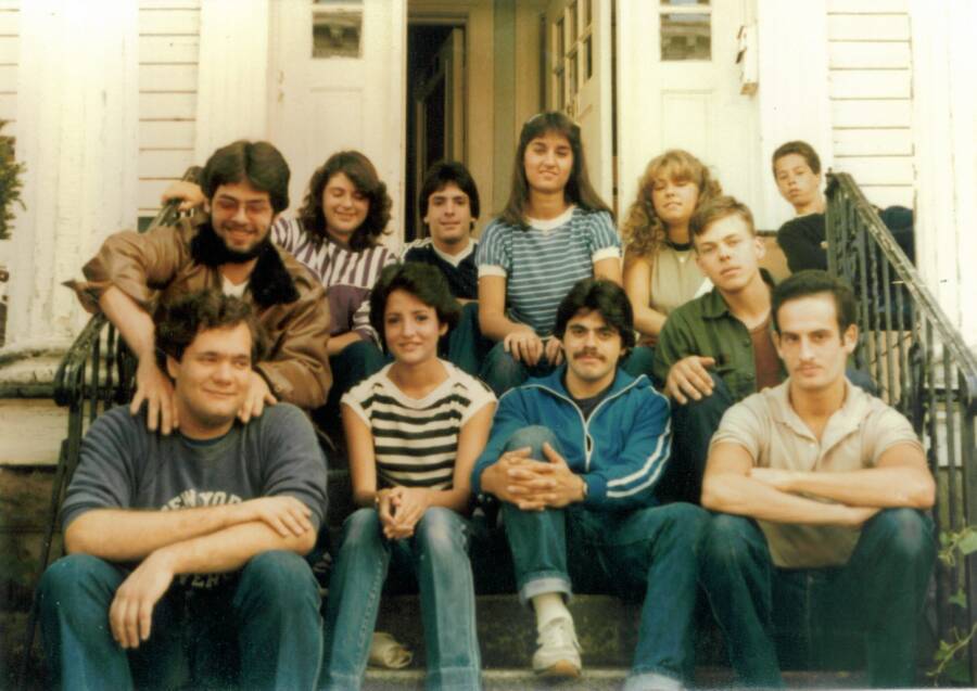 Friends On The Stoop During Labor Day 1983