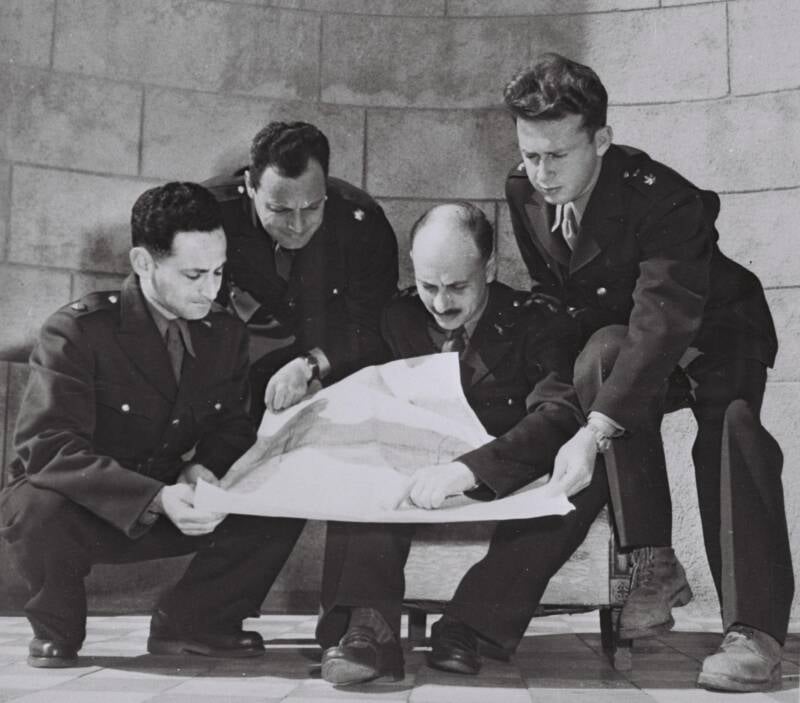 Israeli Delegation To Armistice Talks