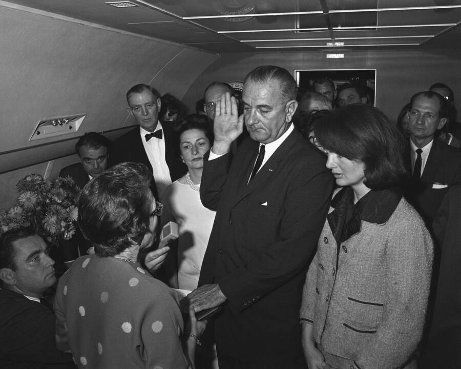 Lbj Swearing In After Jfk Assassination