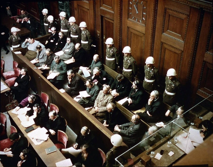 Nuremberg Defendants In The Dock
