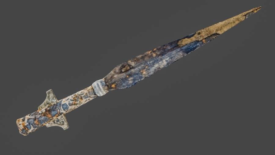 Ornate Spear From Lake Lednica