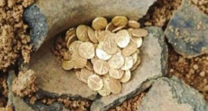 Shiva Temple Gold Coins Featured