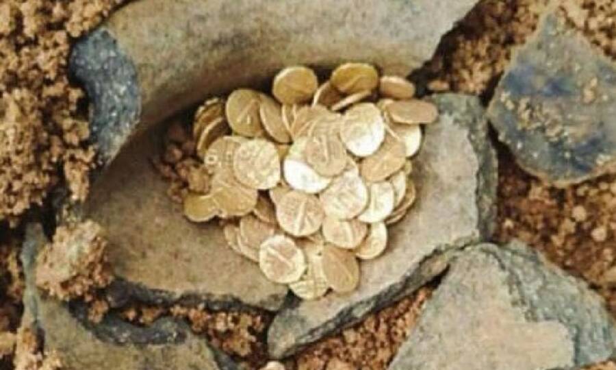 India Shiva Temple Gold Coins
