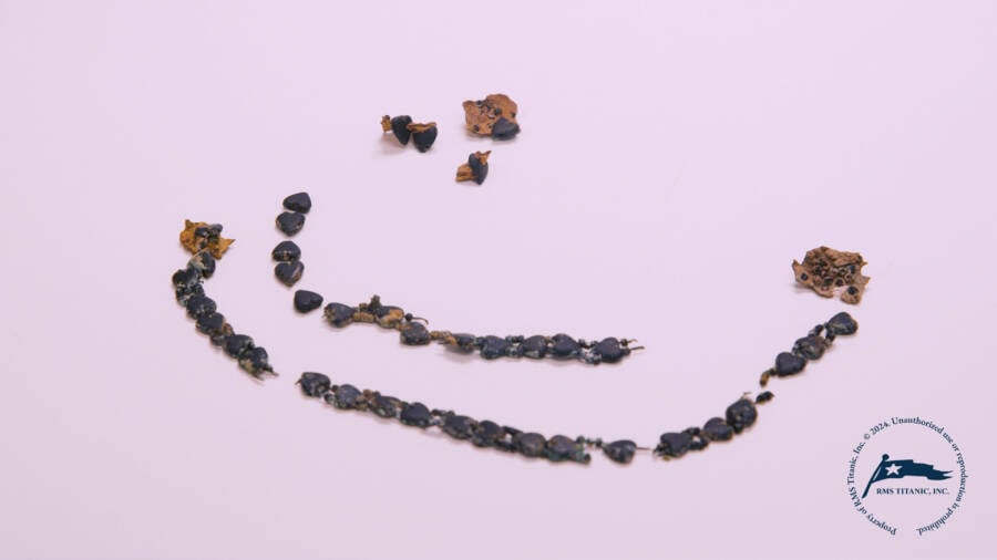 Titanic Mourning Necklace