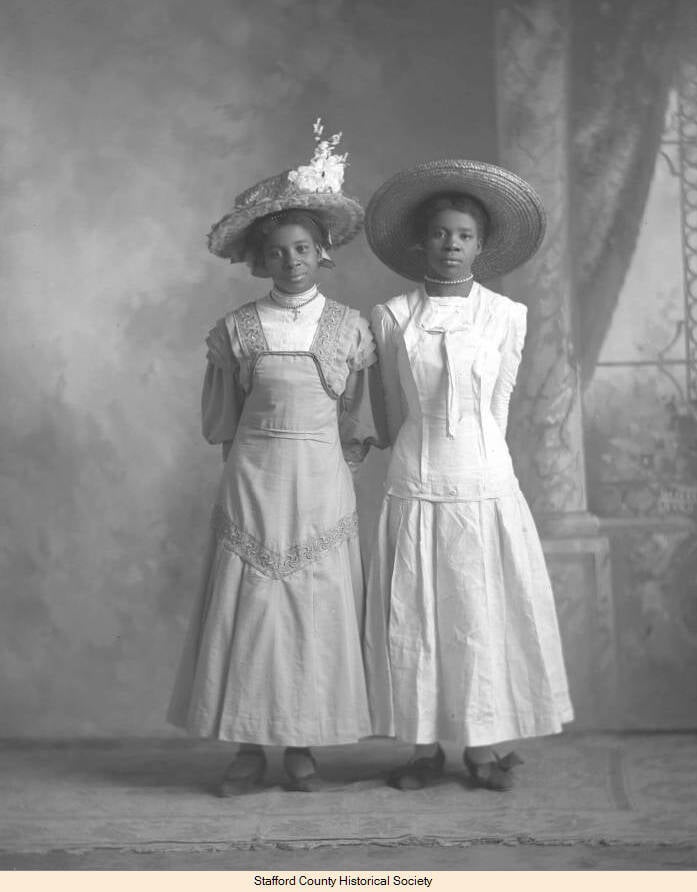 Two Black Girls 1800s