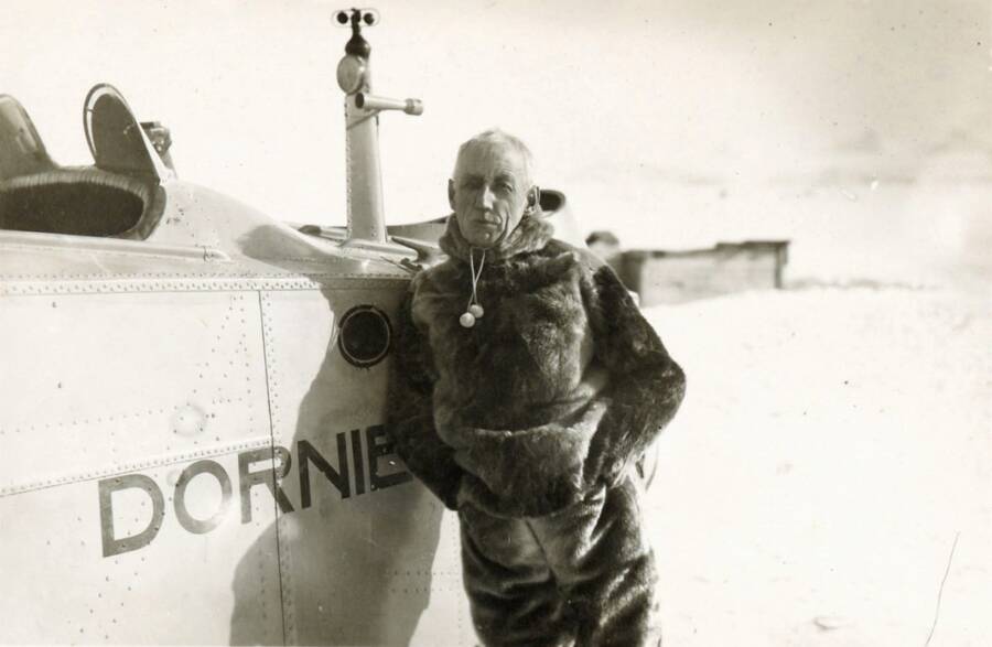 Roald Amundsen During An Arctic Expedition