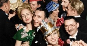 Colorized Vintage New Years Eve Featured