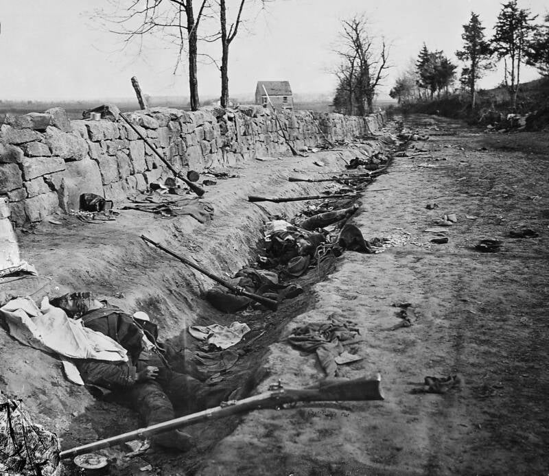 Confederate Dead At Chancellorsville