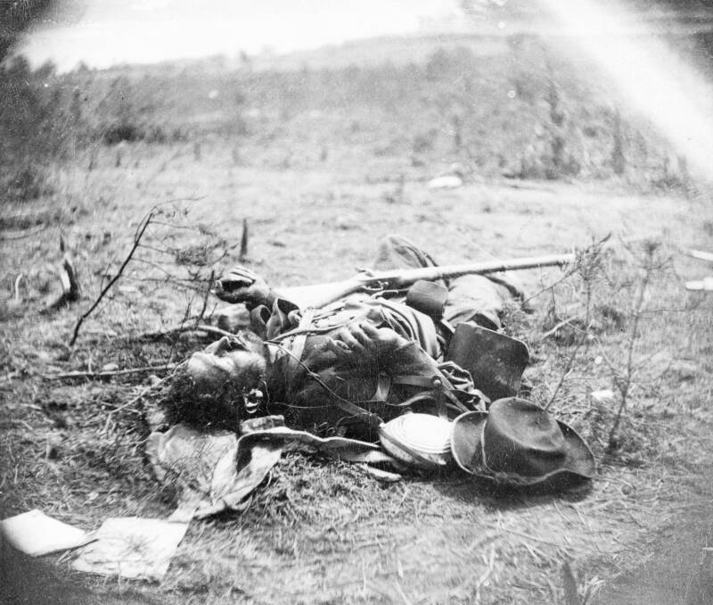 Confederate Dead In Spotsylvania