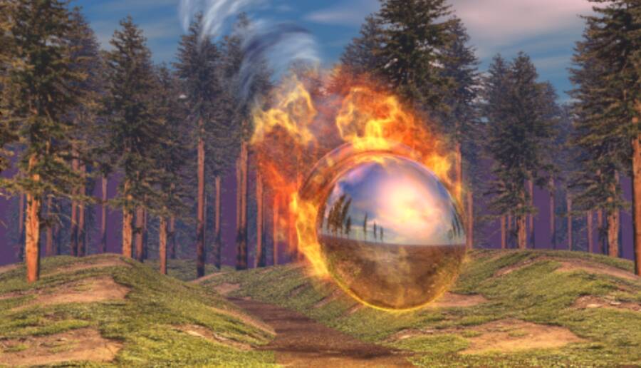 Depiction Of Kecksburg Ufo