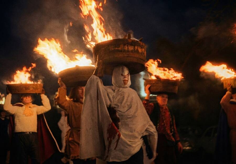 English New Year's Eve Procession