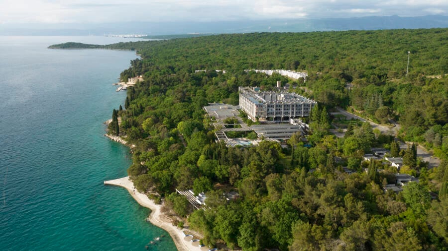 Abandoned Haludovo Palace Hotel