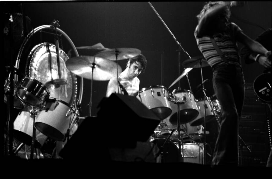 Keith Moon At Maple Leaf Gardens