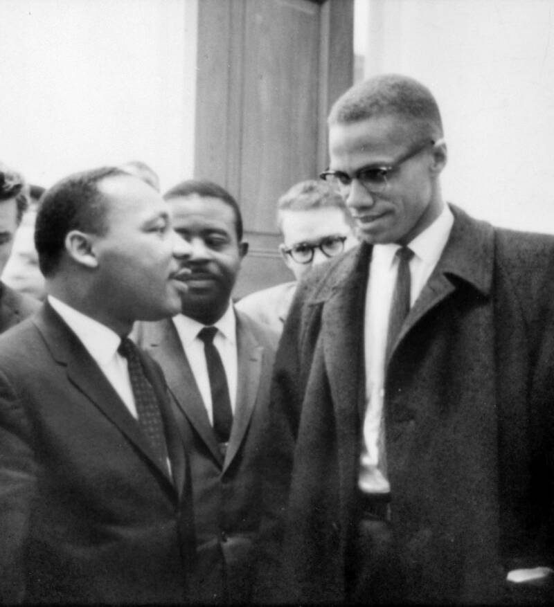 Malcolm X And Martin Luther King Jr