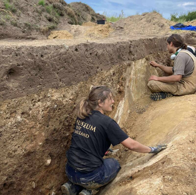 Museum Vestsjaelland Archaeologists In Boeslunde