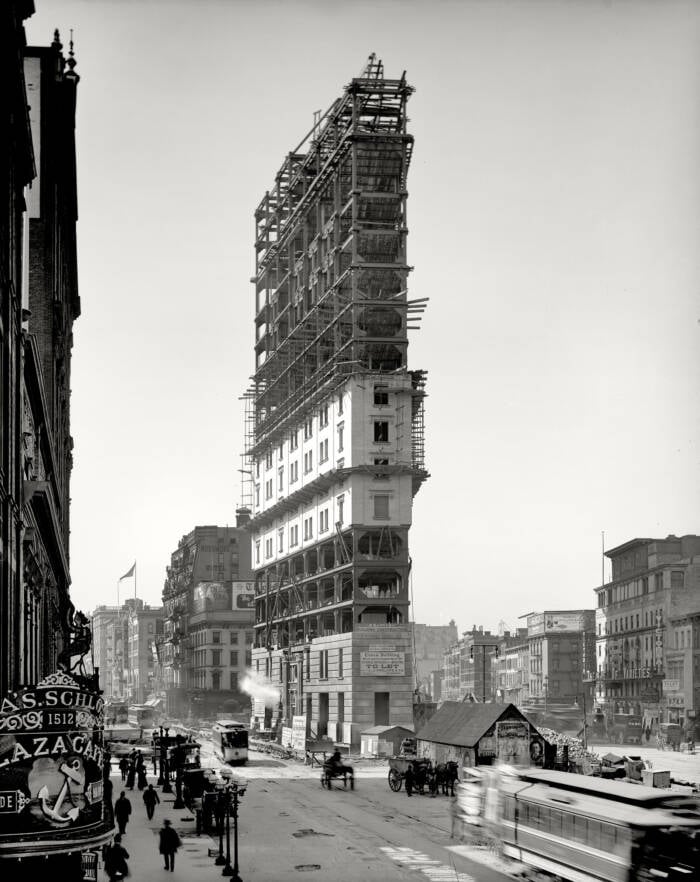 One Times Square Under Construction