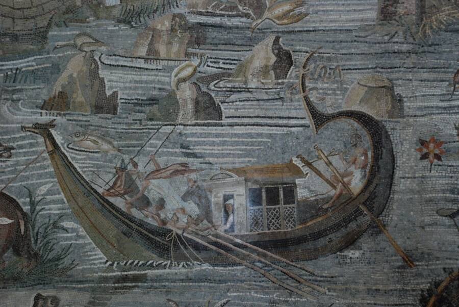 Palestrina Mosaic Boat