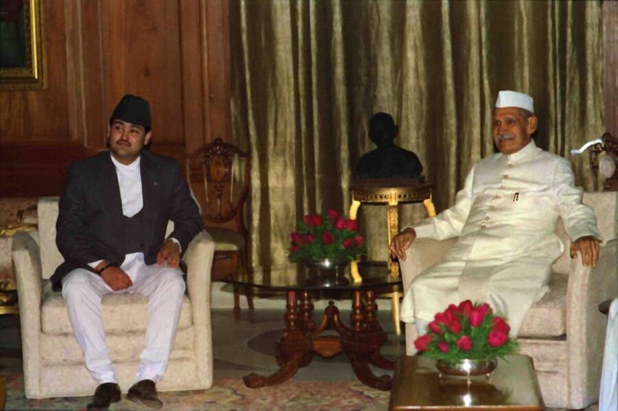 President Of India Meets Dipendra