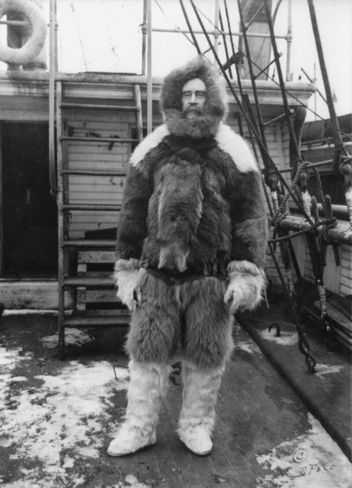 Robert Peary On An Arctic Expedition