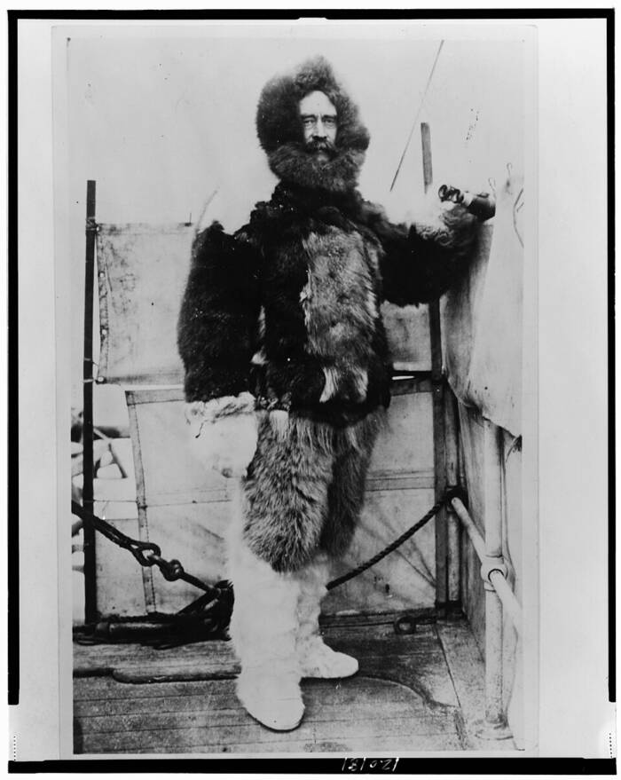 Robert Peary On An Arctic Expedition