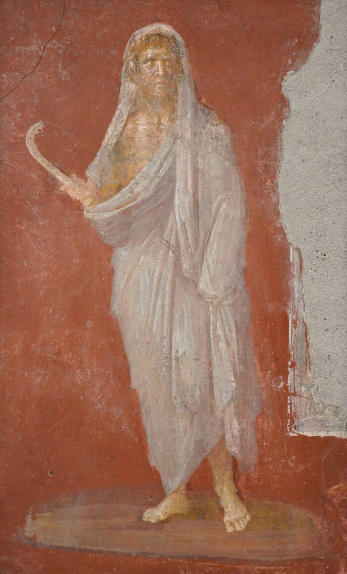 Saturn Fresco Pompeii