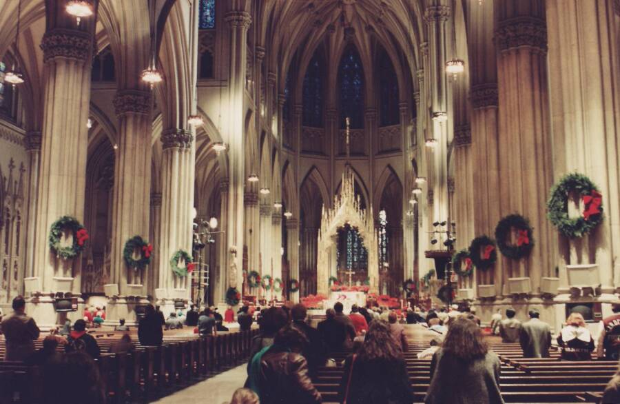 St. Patrick's Cathedral At Christmas
