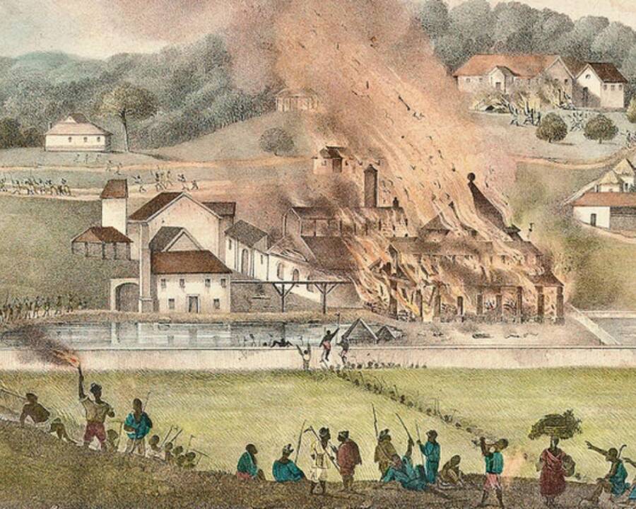 The Burning Of Roehampton Estate