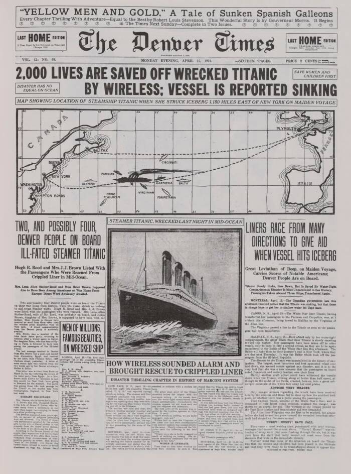 False Report About The Titanic