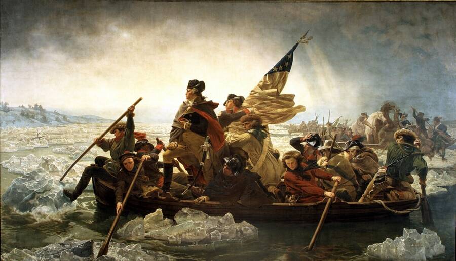 Washington Crossing The Delaware By Emanuel Leutze