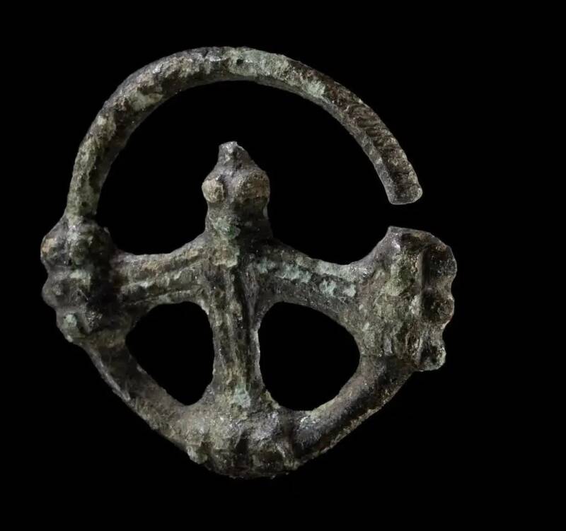 Bronze Wheel Cross From Germany