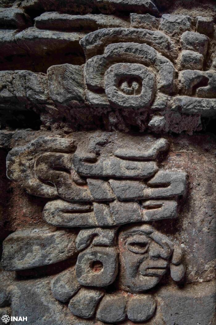 Ancient Zapotec Tomb Carving