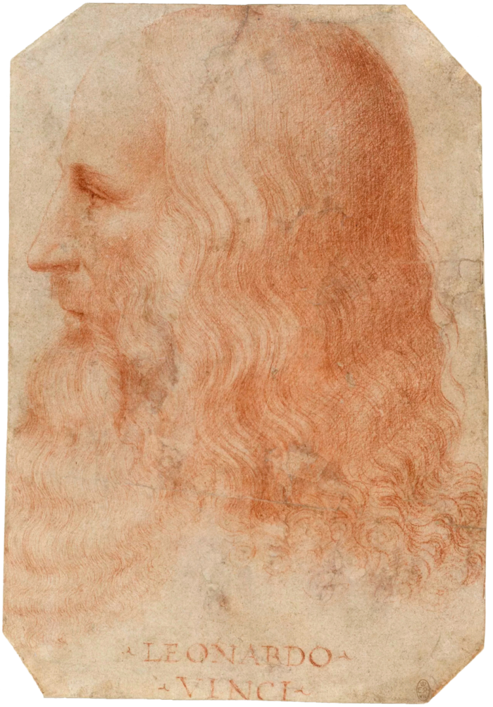 Portrait Of Leonardo Da Vinci