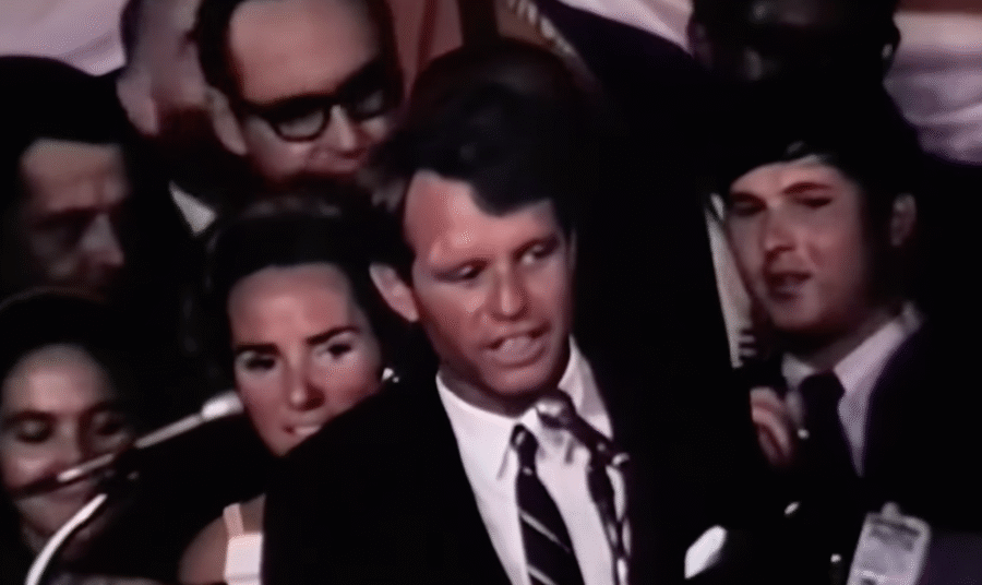 Robert F. Kennedy Speaking At Ambassador Hotel