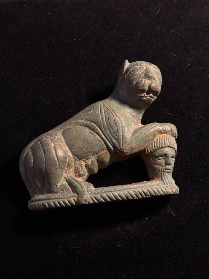 Ancient Roman Big Cat Figure
