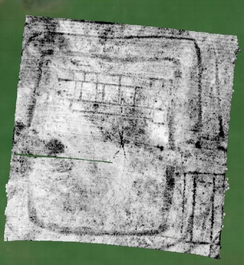 Scan Of Roman Villa In Wales