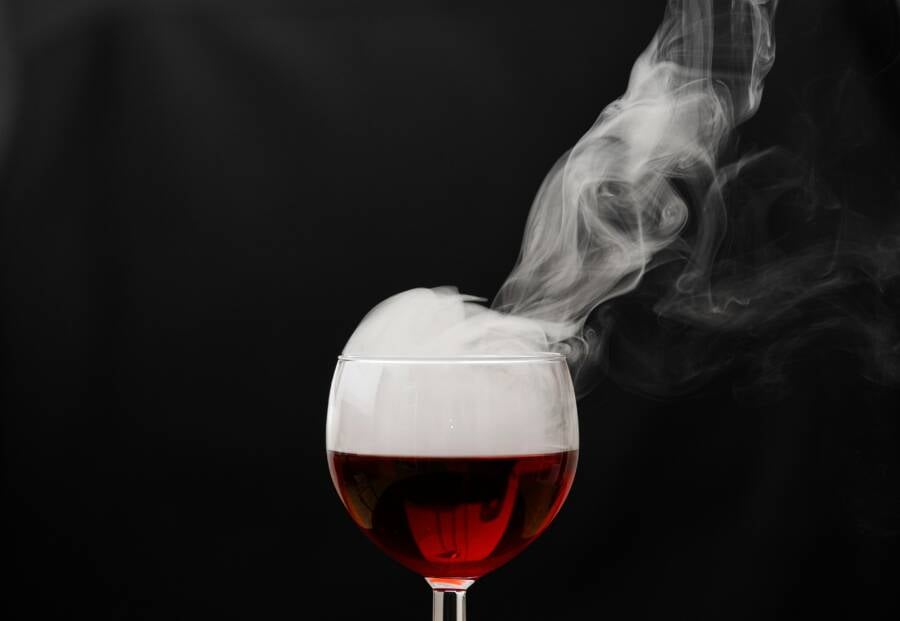 Smoky Cocktail Ruptures Stomach