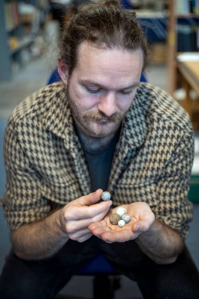Archaeologists Preparing For Property Development In London Just Found Marbles And A Writing Slate Once Used By Victorian Schoolchildren