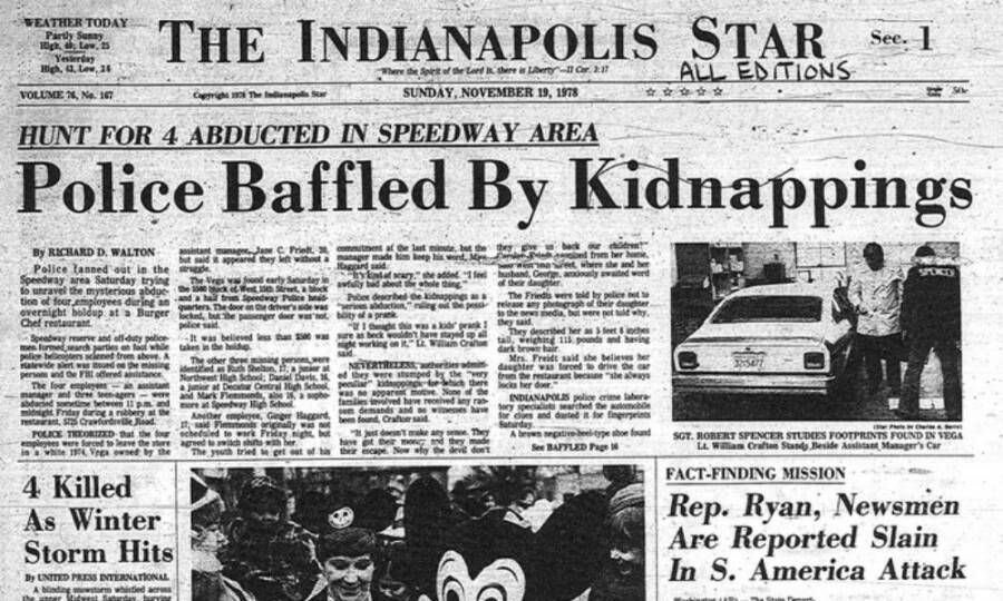 Burger Chef Murders Headline