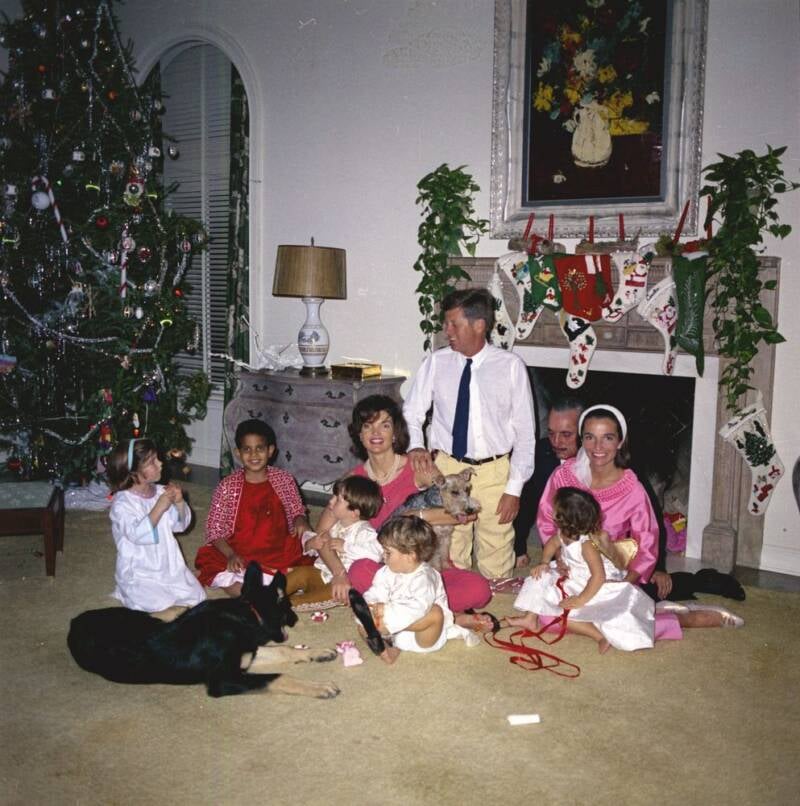 Kennedy Family At Christmas