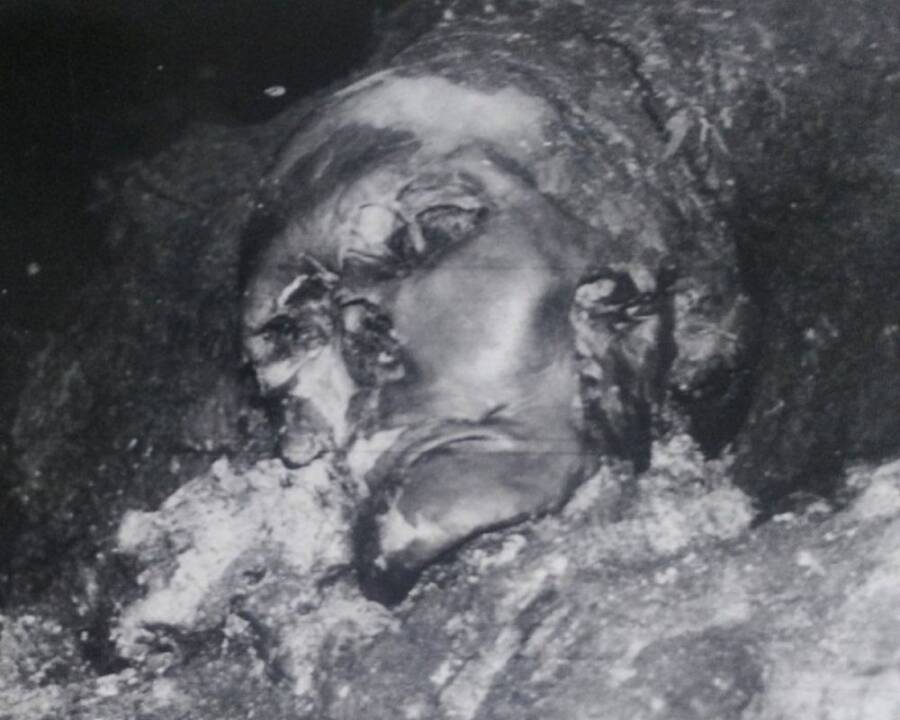 Mummified Skull Of Ancient Scythian Woman
