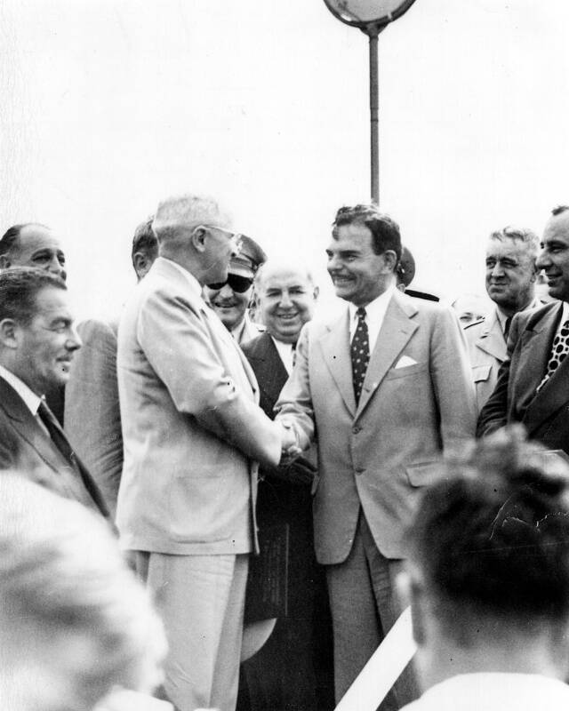 President Harry Truman And Governor Thomas Dewey