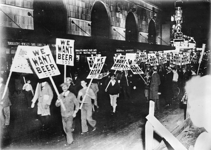 We Want Beer Protest