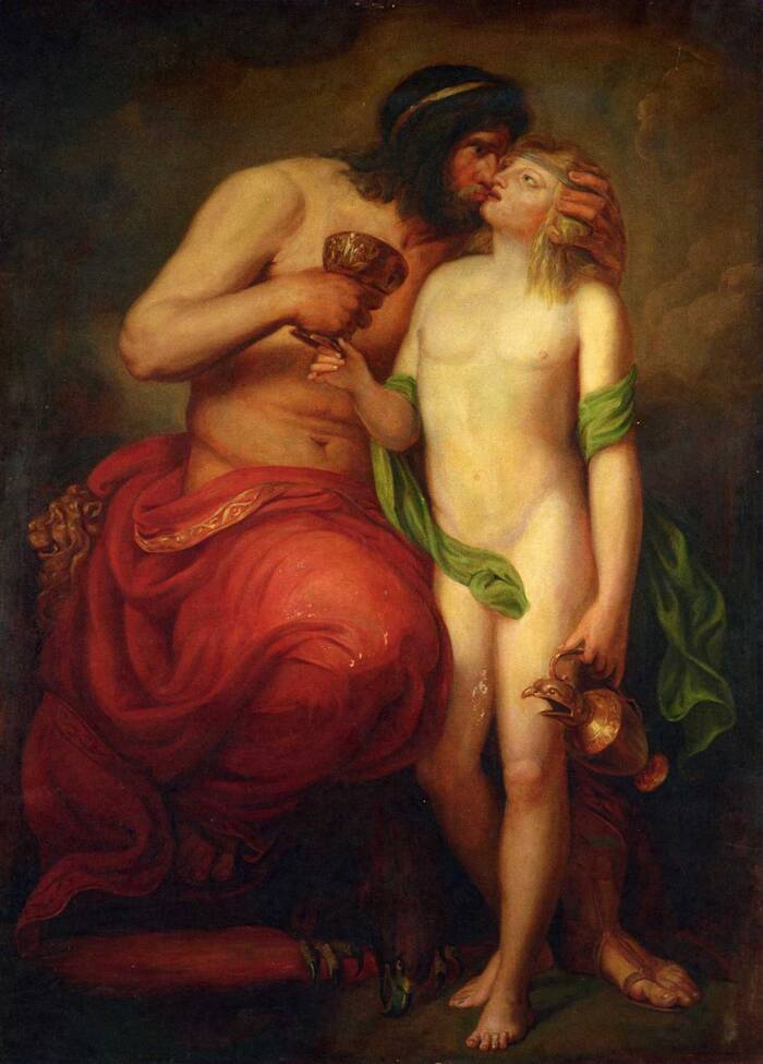 Zeus Kissing Ganymede