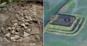 Antonine Wall Foundation Alongside Roman Fortlet Featured