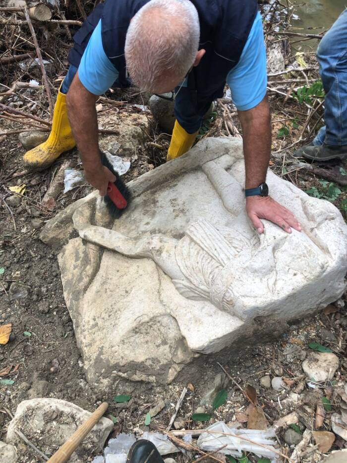Ancient Roman Gladiator Relief
