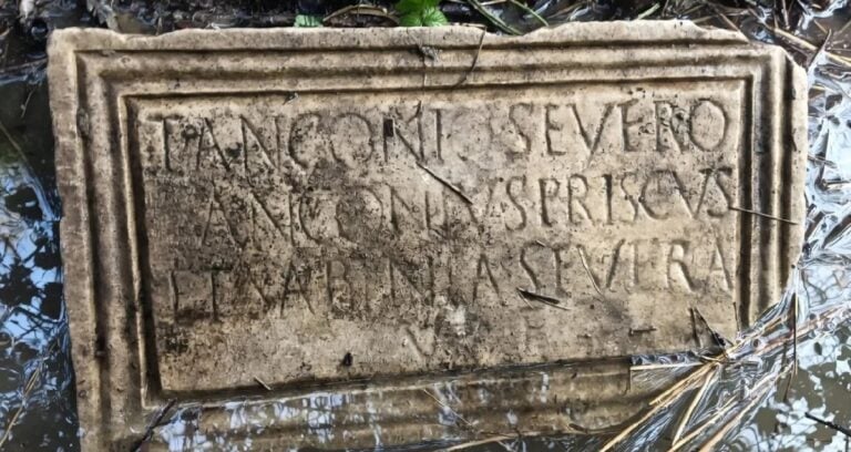 Italy Roman Tombstone Featured