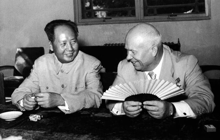 Mao Zedong And Nikita Khrushchev